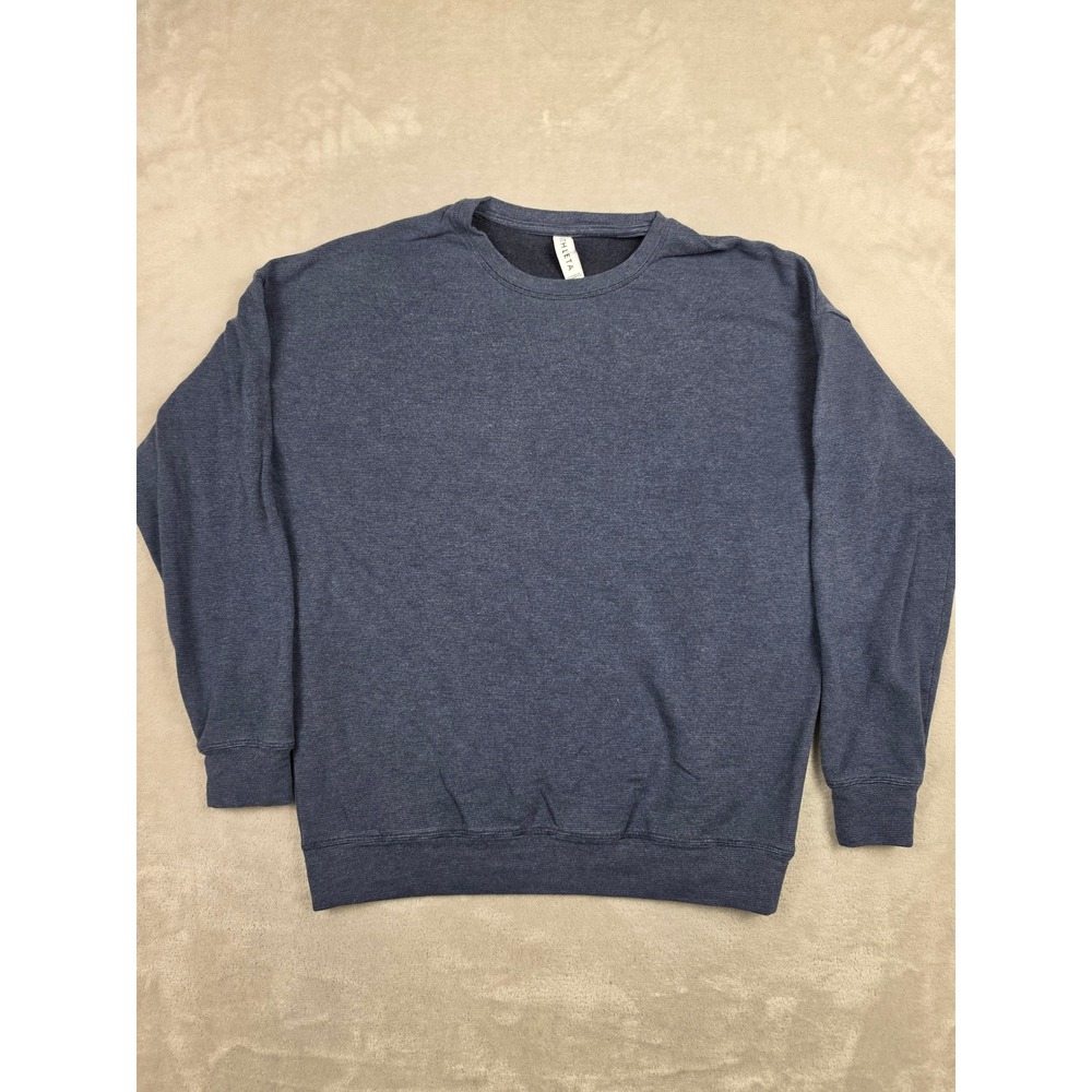 Athleta Balance Sweatshirt Womens S Blue Crewneck Pullover 632058